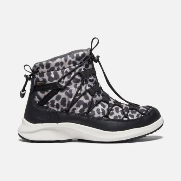 Keen Outlet Women's UNEEK SNK II Waterproof Chukka-Animal Print/Silver Birch