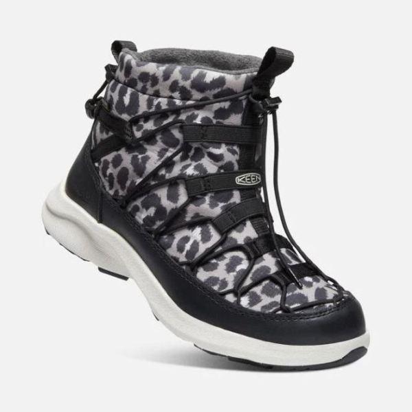 Keen Outlet Women's UNEEK SNK II Waterproof Chukka-Animal Print/Silver Birch - Click Image to Close