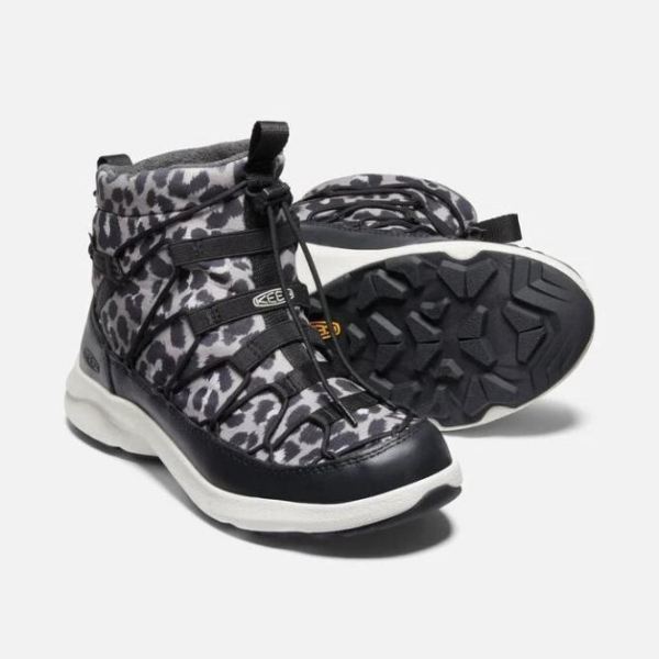 Keen Outlet Women's UNEEK SNK II Waterproof Chukka-Animal Print/Silver Birch