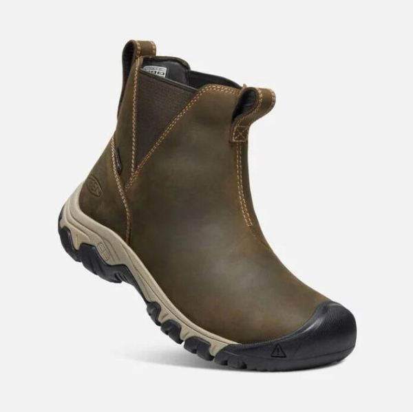 Keen Outlet Women's Greta Waterproof Chelsea-Olive/Timberwolf