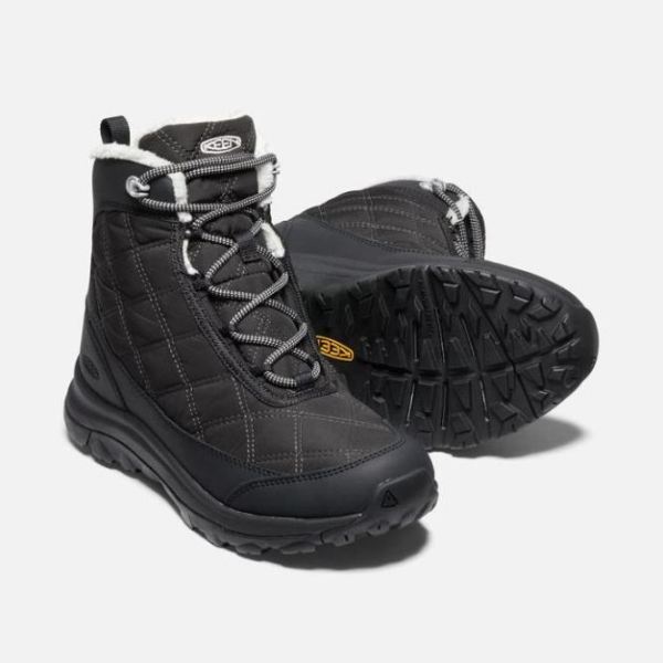 Keen Outlet Women's Terradora II Wintry Waterproof Boot-Black/Black