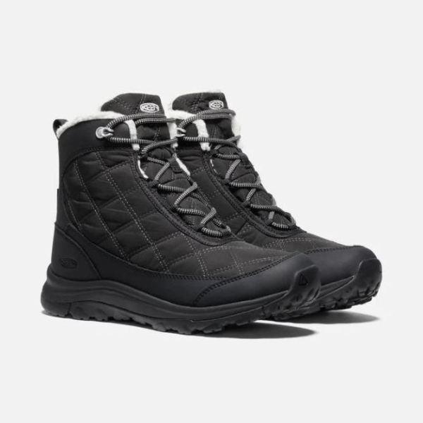 Keen Outlet Women's Terradora II Wintry Waterproof Boot-Black/Black - Click Image to Close