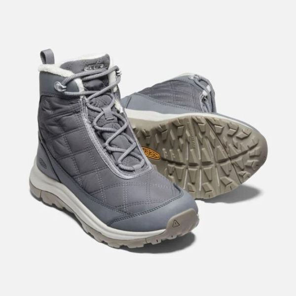 Keen Outlet Women's Terradora II Wintry Waterproof Boot-Magnet/Steel Grey - Click Image to Close