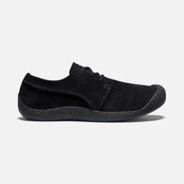 Keen Outlet Men's Howser Suede Oxford-Black/Black