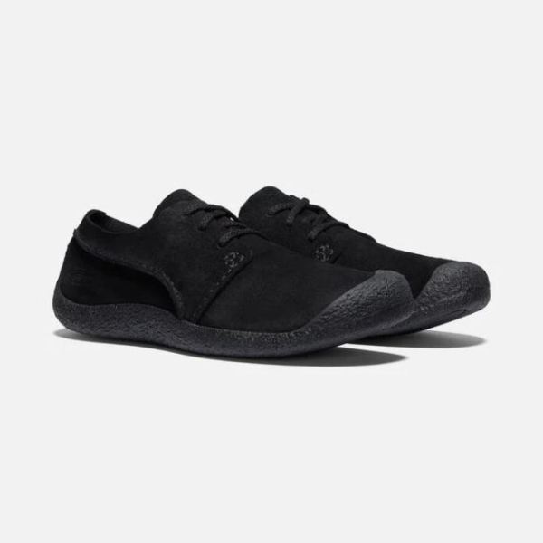 Keen Outlet Men's Howser Suede Oxford-Black/Black