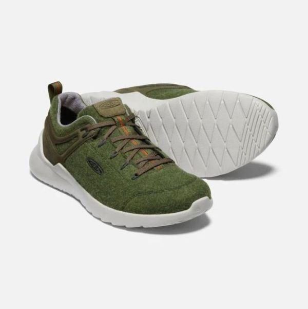 Keen Outlet Men's Highland Arway Sneaker-Olive/Forest Night - Click Image to Close