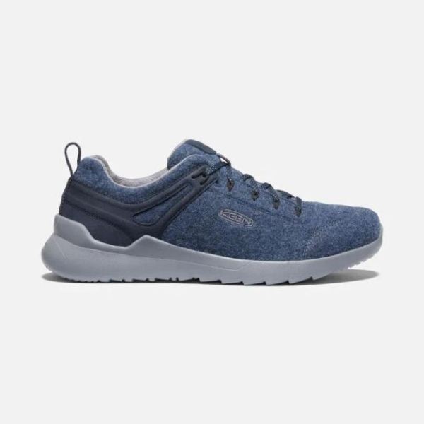 Keen Outlet Men's Highland Arway Sneaker-Navy/Steel Grey - Click Image to Close