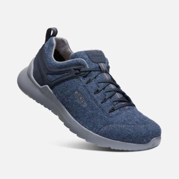 Keen Outlet Men's Highland Arway Sneaker-Navy/Steel Grey - Click Image to Close