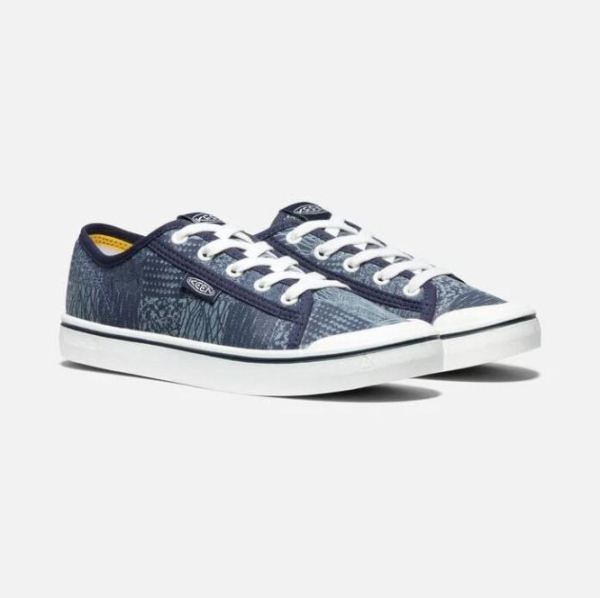 Keen Outlet Women's Elsa Lite Sneaker-Navy/Patchwork