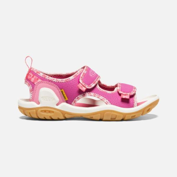 Keen Outlet Big Kids' Knotch Creek Open-Toe Sandal-Pink/Multi