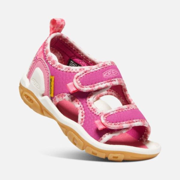 Keen Outlet Toddlers' Knotch Creek Open-Toe Sandal-Pink/Multi - Click Image to Close