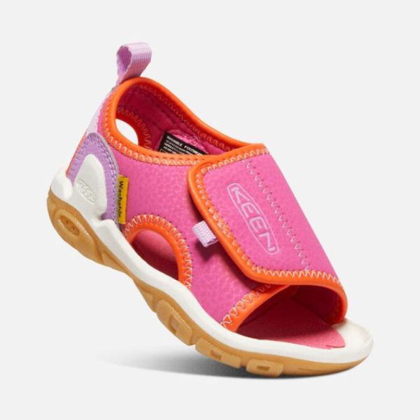 Keen Outlet Toddlers' Knotch River Open-Toe Sandal-Magenta/Lilac Chiffon - Click Image to Close