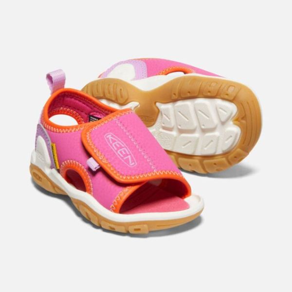 Keen Outlet Toddlers' Knotch River Open-Toe Sandal-Magenta/Lilac Chiffon