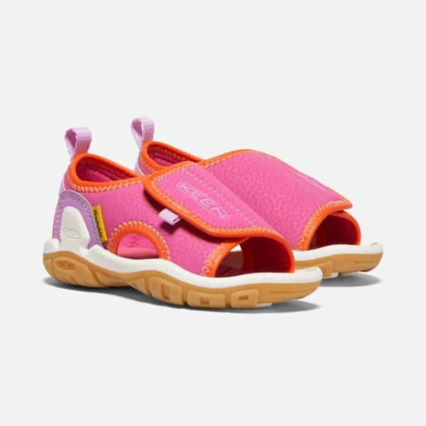 Keen Outlet Toddlers' Knotch River Open-Toe Sandal-Magenta/Lilac Chiffon - Click Image to Close