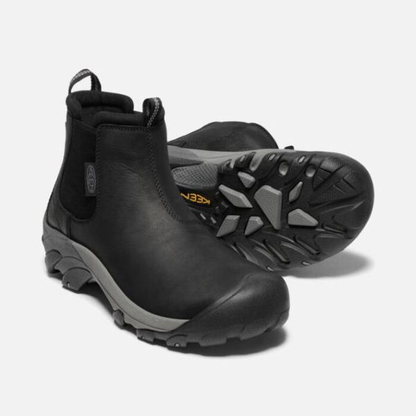 Keen Outlet Men's Targhee II Chelsea-Black/Magnet - Click Image to Close