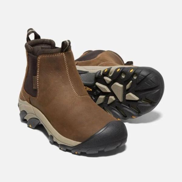 Keen Outlet Women's Targhee II Chelsea-Veg Brown/Black - Click Image to Close