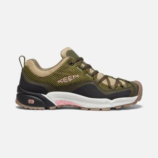 Keen Outlet Women's Wasatch Crest Vent-Olive Drab/Pink Icing - Click Image to Close