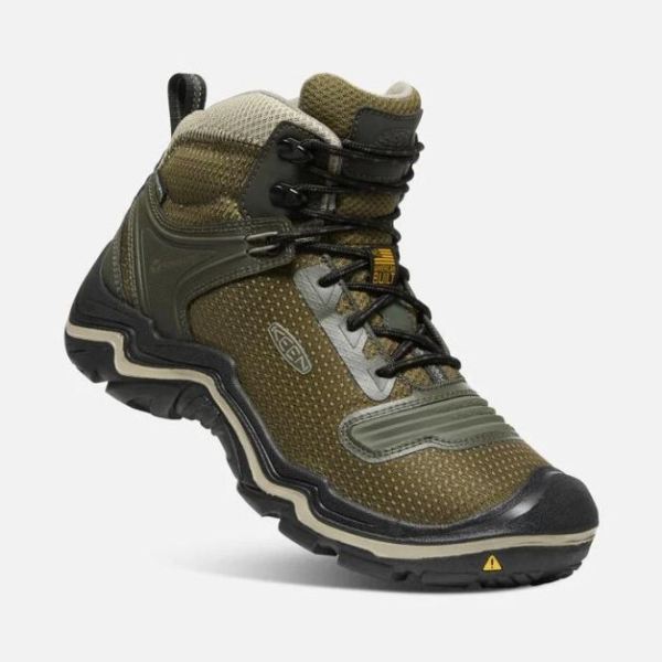 Keen Outlet Men's Durand EVO Waterproof Boot-Dark Olive/Brindle