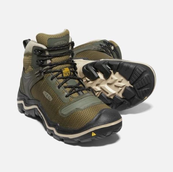 Keen Outlet Men's Durand EVO Waterproof Boot-Dark Olive/Brindle - Click Image to Close