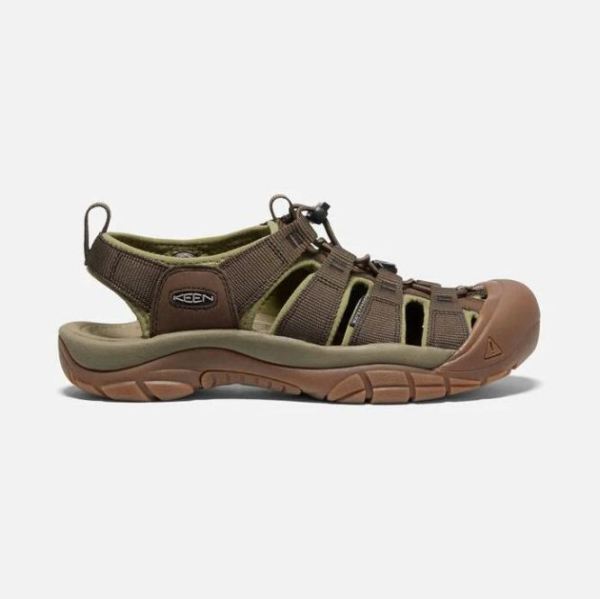 Keen Outlet Men's Newport H2-Olive Drab/Canteen - Click Image to Close