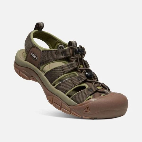 Keen Outlet Men's Newport H2-Olive Drab/Canteen - Click Image to Close