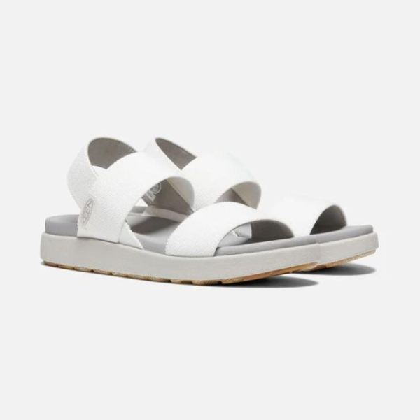 Keen Outlet Women's Elle Backstrap Sandal-White/Vapor