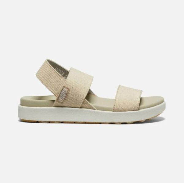 Keen Outlet Women's Elle Backstrap Sandal-Natural Hemp/Plaza Taupe