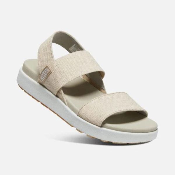 Keen Outlet Women's Elle Backstrap Sandal-Natural Hemp/Plaza Taupe