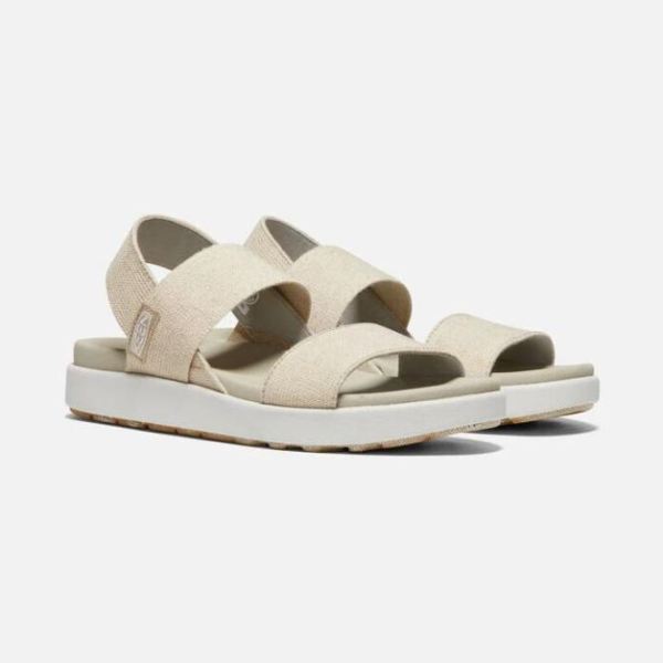 Keen Outlet Women's Elle Backstrap Sandal-Natural Hemp/Plaza Taupe