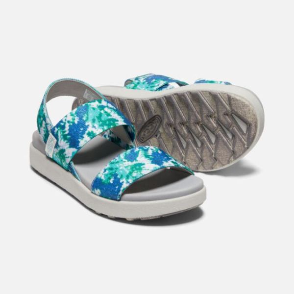 Keen Outlet Women's Elle Backstrap Sandal-Porcelain/Tie Dye - Click Image to Close