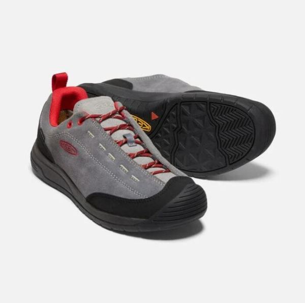 Keen Outlet Men's Jasper II Waterproof Shoe-Steel Grey/Drizzle - Click Image to Close