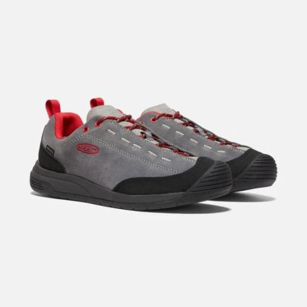 Keen Outlet Men's Jasper II Waterproof Shoe-Steel Grey/Drizzle