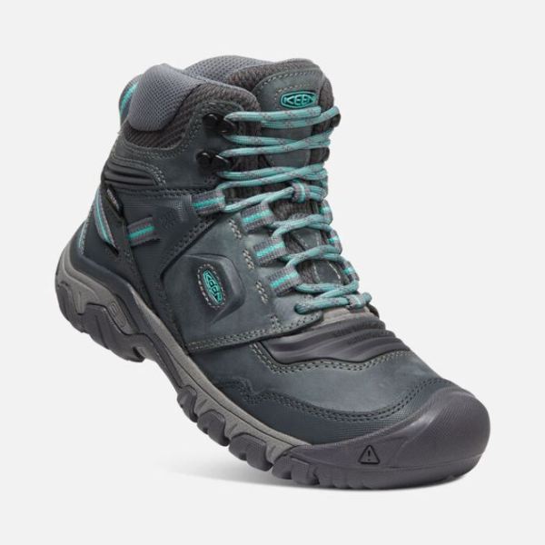 Keen Outlet Women's Ridge Flex Waterproof Boot-Steel Grey/Porcelain - Click Image to Close