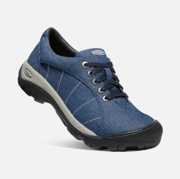 Keen Outlet Women's Presidio Canvas-Navy/Vapor