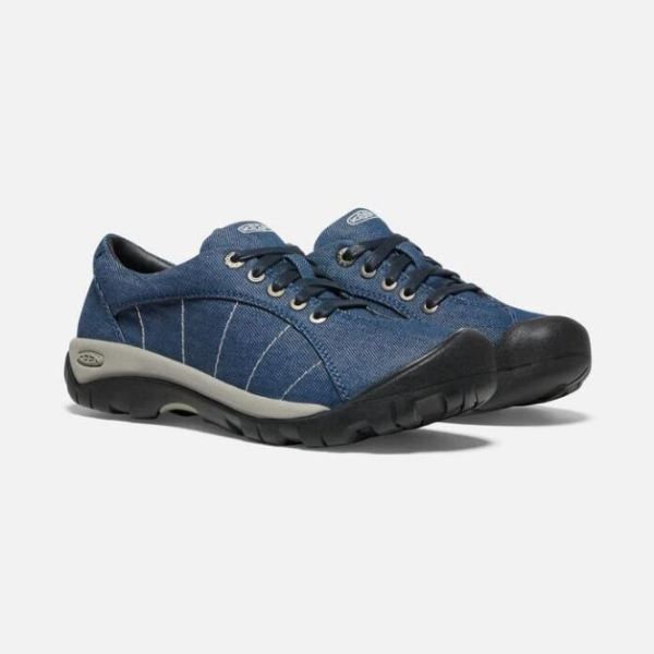 Keen Outlet Women's Presidio Canvas-Navy/Vapor - Click Image to Close