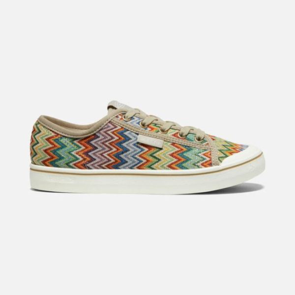 Keen Outlet Women's Elsa V Sneaker-Chevron/Star White - Click Image to Close