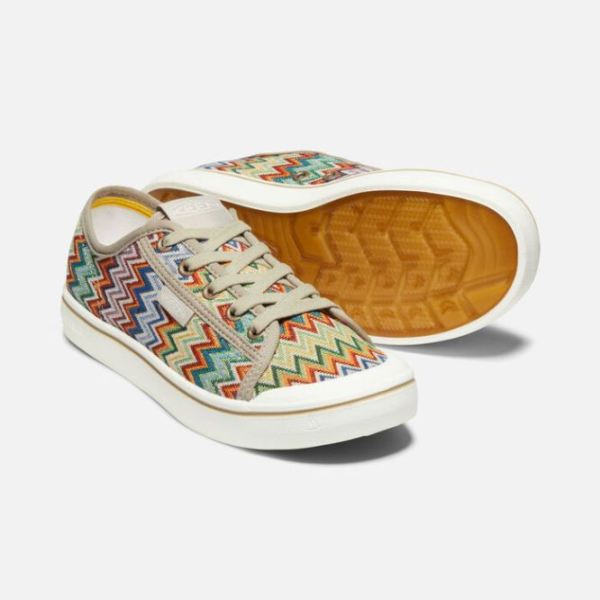 Keen Outlet Women's Elsa V Sneaker-Chevron/Star White - Click Image to Close