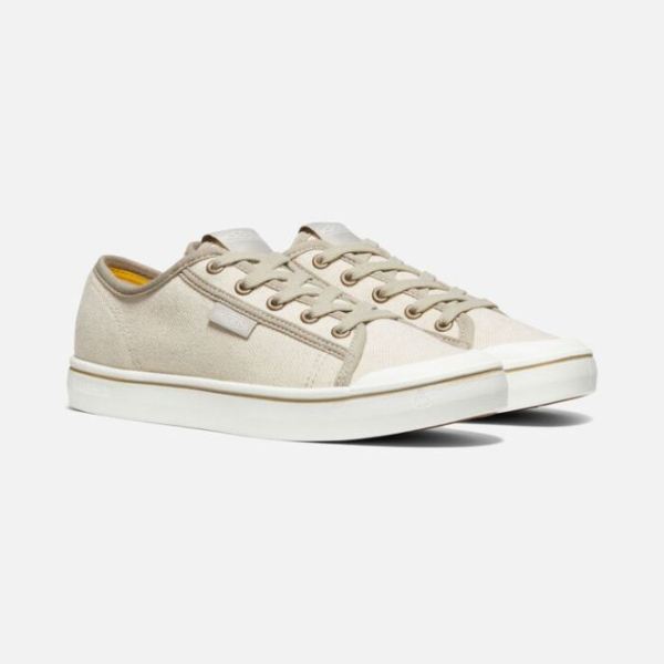 Keen Outlet Women's Elsa V Sneaker-Natural Canvas/Star White - Click Image to Close