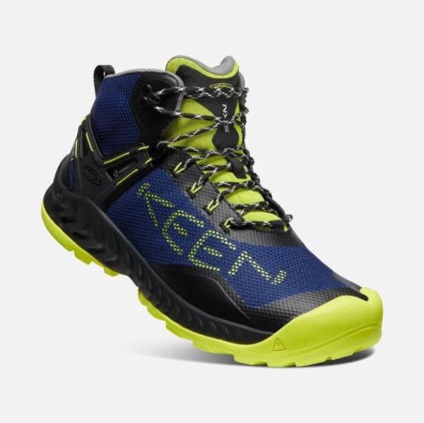 Keen Outlet Men's NXIS EVO Waterproof Boot-Black/Evening Primrose - Click Image to Close