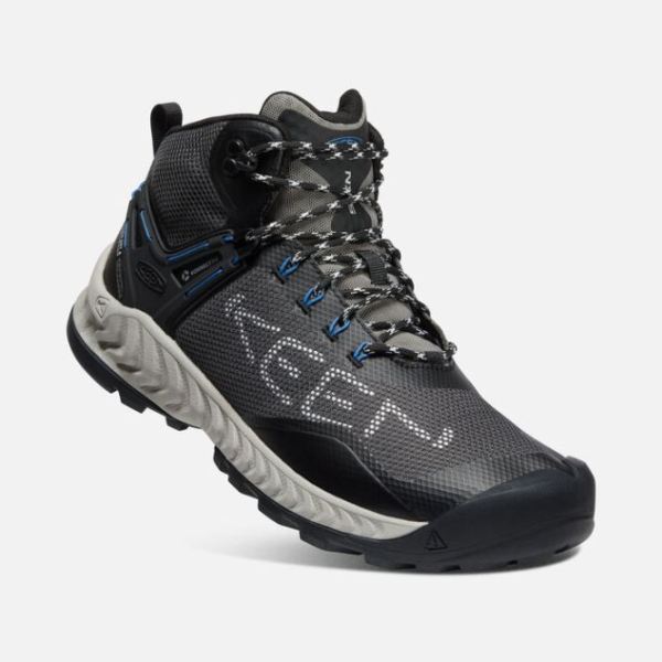 Keen Outlet Men's NXIS EVO Waterproof Boot-Magnet/Bright Cobalt - Click Image to Close