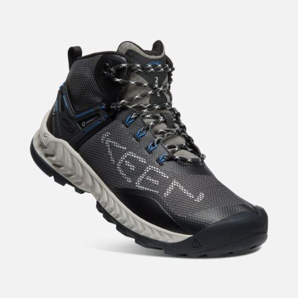 Keen Outlet Men's NXIS EVO Waterproof Boot-Magnet/Bright Cobalt