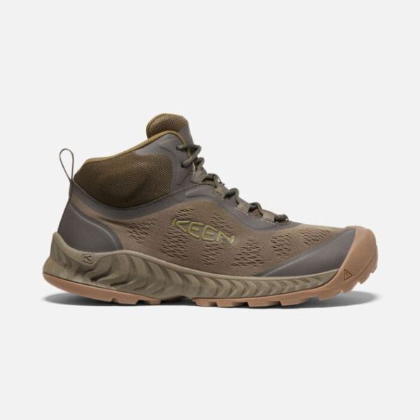 Keen Outlet Men's NXIS Speed Mid-Canteen/Olive Drab - Click Image to Close