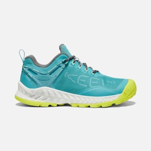 Keen Outlet Women's NXIS EVO Waterproof Shoe-Porcelain/Evening Primrose - Click Image to Close