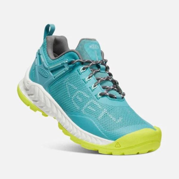 Keen Outlet Women's NXIS EVO Waterproof Shoe-Porcelain/Evening Primrose - Click Image to Close