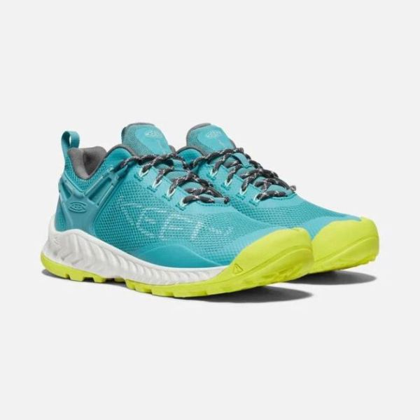 Keen Outlet Women's NXIS EVO Waterproof Shoe-Porcelain/Evening Primrose