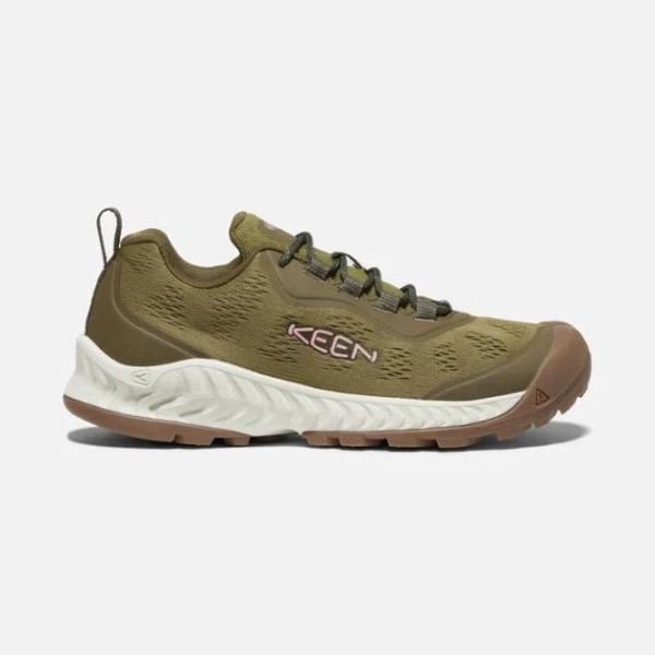 Keen Outlet Women's NXIS Speed-Olive Drab/Pink Icing - Click Image to Close