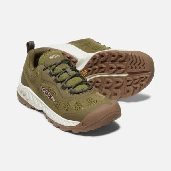 Keen Outlet Women's NXIS Speed-Olive Drab/Pink Icing - Click Image to Close