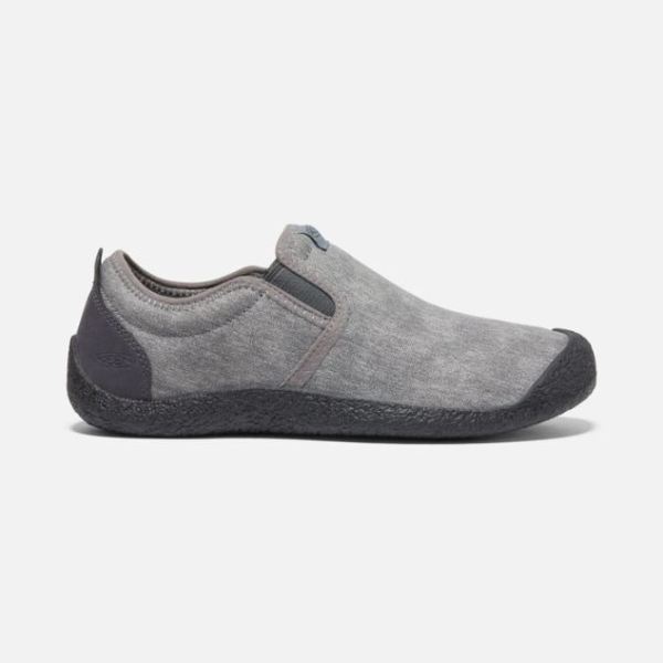 Keen Outlet Men's Howser Canvas Slip-On-Steel Grey/Magnet