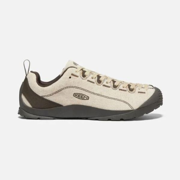 Keen Outlet Men's Jasper Canvas-Natural Canvas/Black Olive