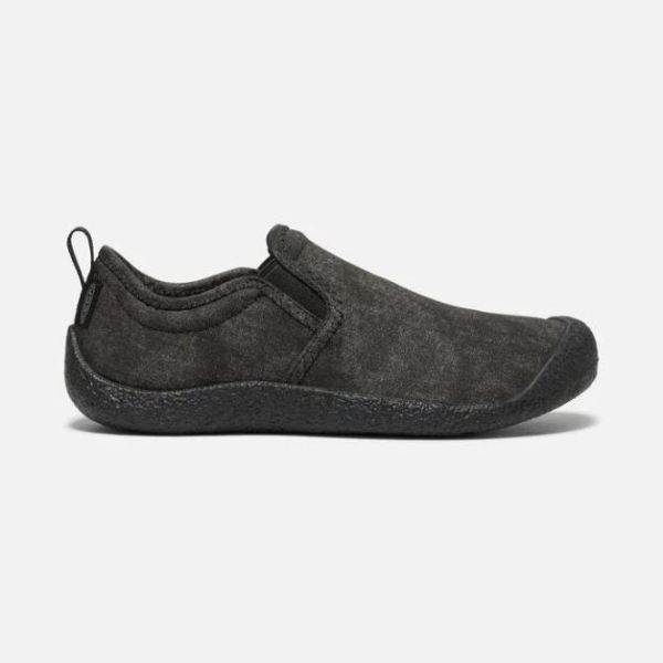 Keen Outlet Women's Howser Canvas Slip-On-Black/Black